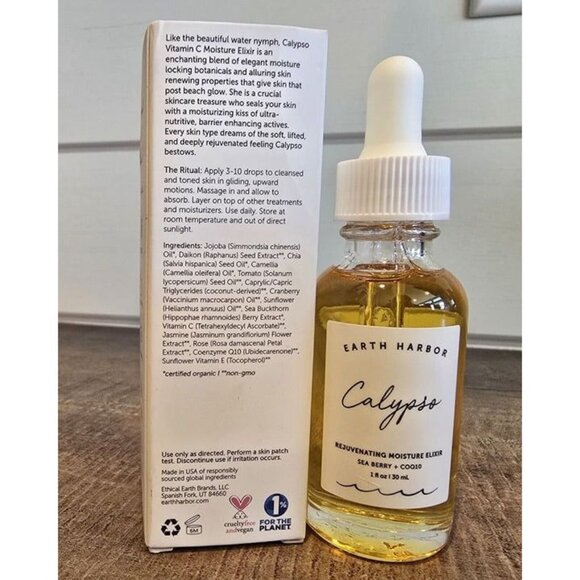Earth Harbor Calypso Rejuvenating Moisture Elixir - Full Size 1oz/30ml - Picture 3 of 3